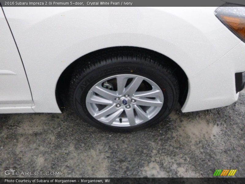 Crystal White Pearl / Ivory 2016 Subaru Impreza 2.0i Premium 5-door