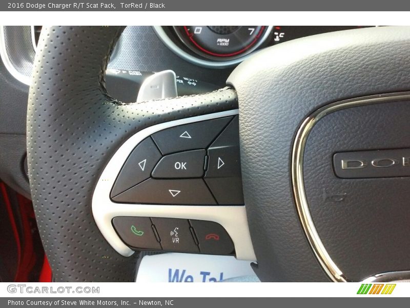 TorRed / Black 2016 Dodge Charger R/T Scat Pack