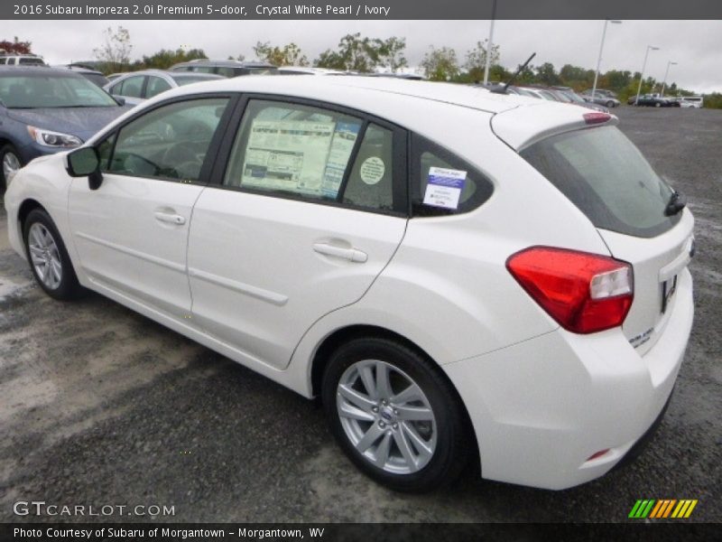 Crystal White Pearl / Ivory 2016 Subaru Impreza 2.0i Premium 5-door