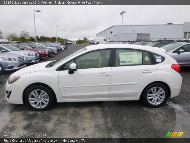 Crystal White Pearl / Ivory 2016 Subaru Impreza 2.0i Premium 5-door