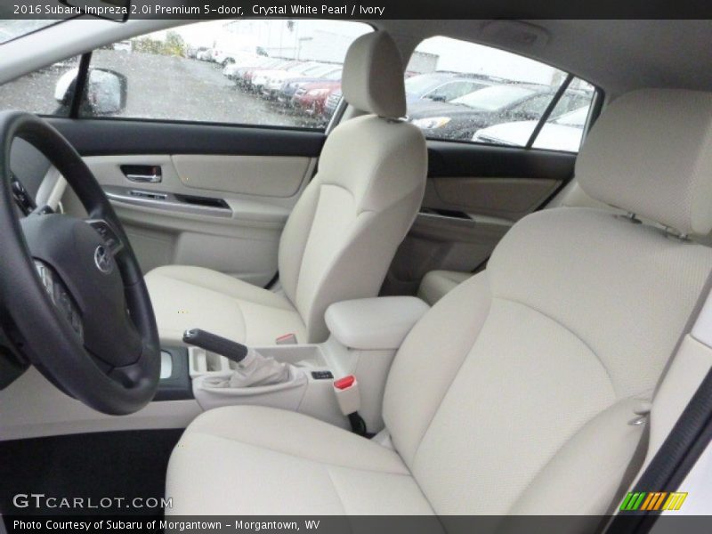 Crystal White Pearl / Ivory 2016 Subaru Impreza 2.0i Premium 5-door