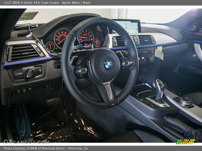 Alpine White / Black 2017 BMW 4 Series 440i Gran Coupe