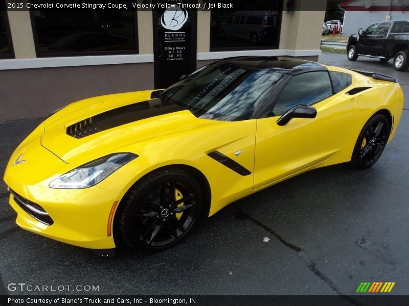 Velocity Yellow Tintcoat / Jet Black 2015 Chevrolet Corvette Stingray Coupe