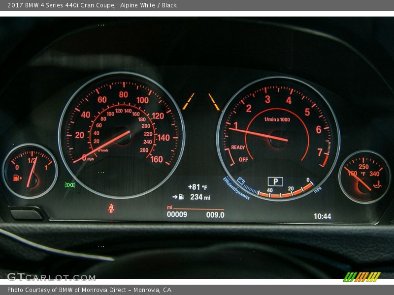  2017 4 Series 440i Gran Coupe 440i Gran Coupe Gauges