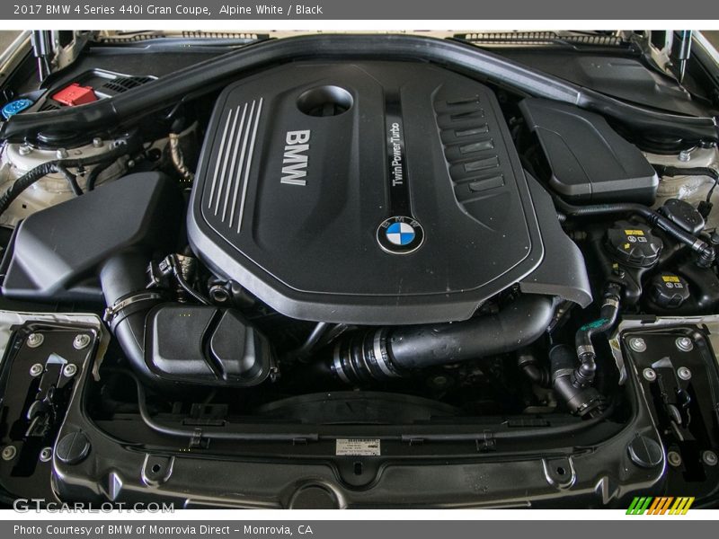  2017 4 Series 440i Gran Coupe Engine - 3.0 Liter DI TwinPower Turbocharged DOHC 24-Valve VVT Inline 6 Cylinder