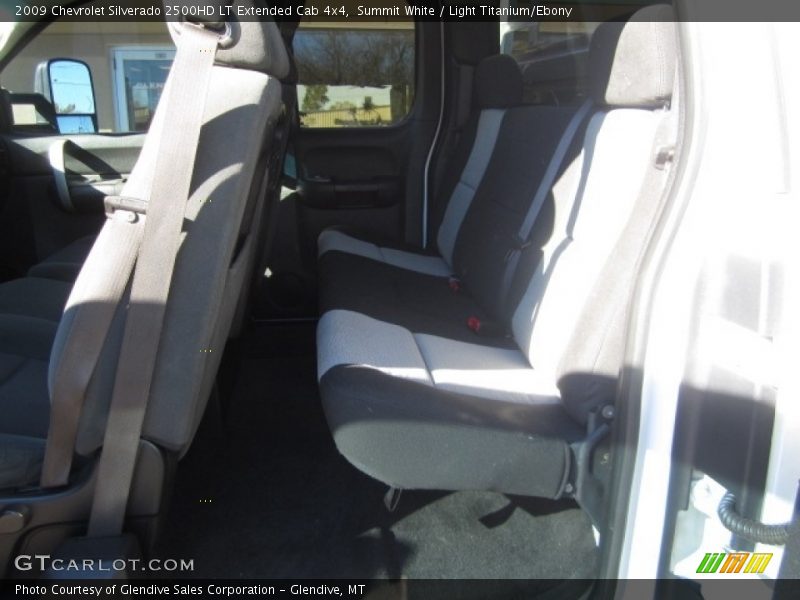 Summit White / Light Titanium/Ebony 2009 Chevrolet Silverado 2500HD LT Extended Cab 4x4