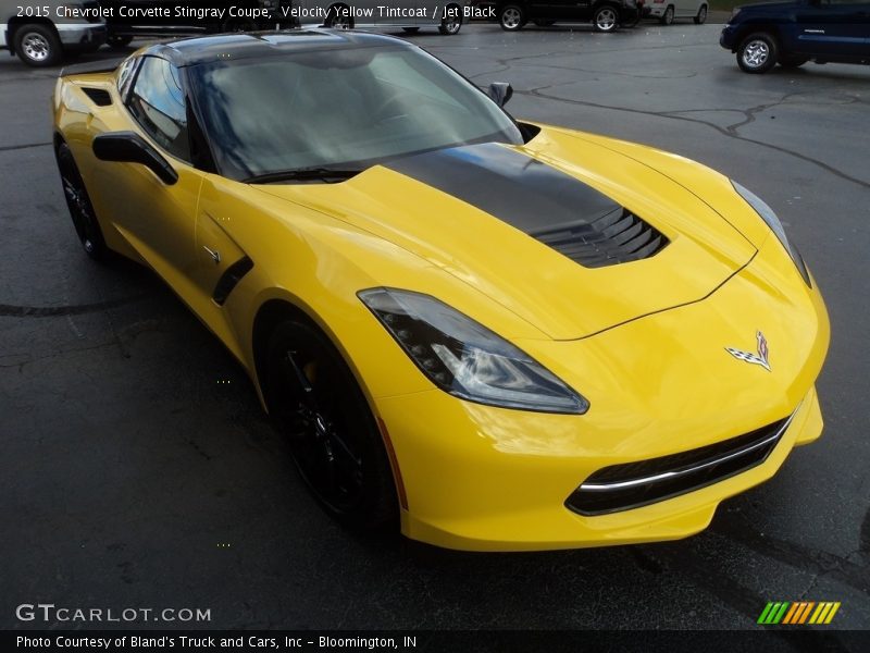 Velocity Yellow Tintcoat / Jet Black 2015 Chevrolet Corvette Stingray Coupe