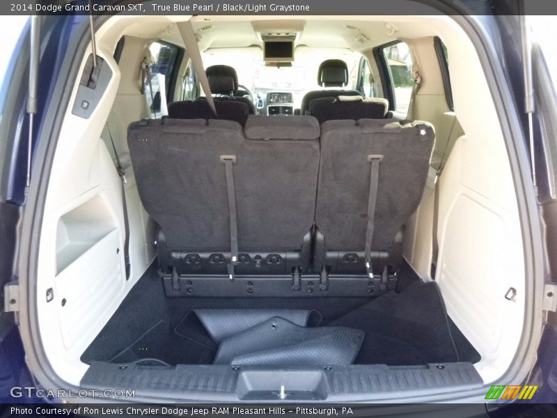 True Blue Pearl / Black/Light Graystone 2014 Dodge Grand Caravan SXT