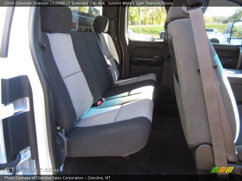 Summit White / Light Titanium/Ebony 2009 Chevrolet Silverado 2500HD LT Extended Cab 4x4