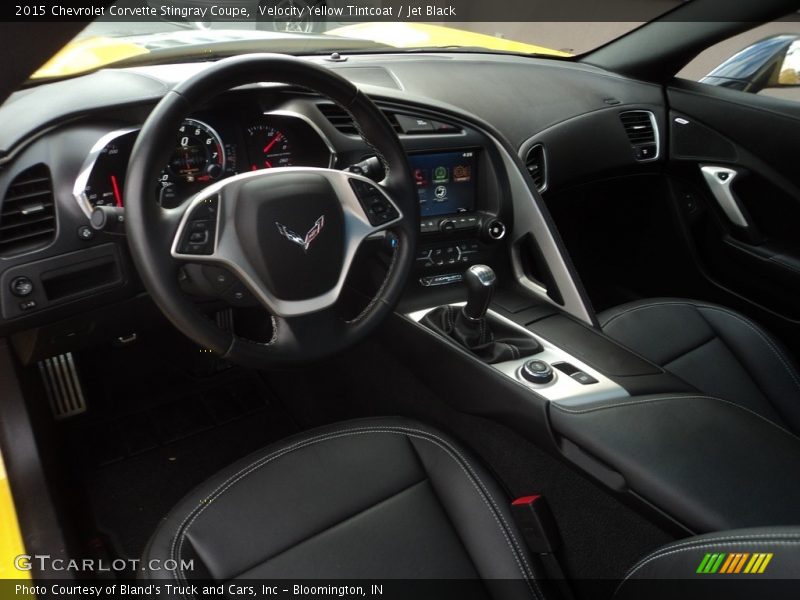 Velocity Yellow Tintcoat / Jet Black 2015 Chevrolet Corvette Stingray Coupe