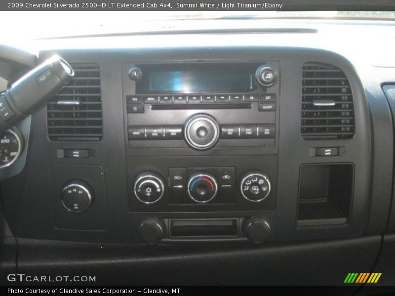 Summit White / Light Titanium/Ebony 2009 Chevrolet Silverado 2500HD LT Extended Cab 4x4
