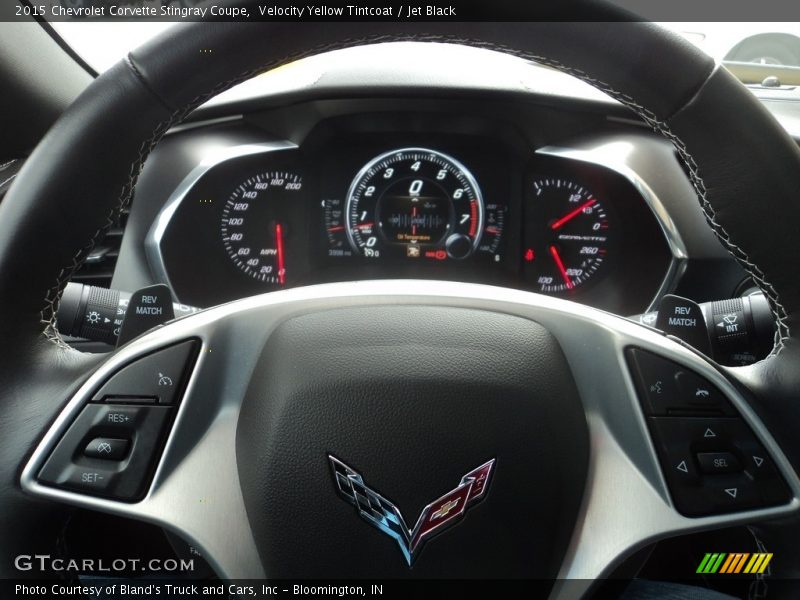 Velocity Yellow Tintcoat / Jet Black 2015 Chevrolet Corvette Stingray Coupe