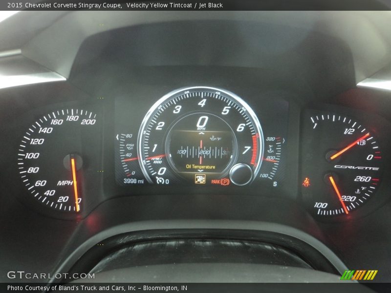 Velocity Yellow Tintcoat / Jet Black 2015 Chevrolet Corvette Stingray Coupe