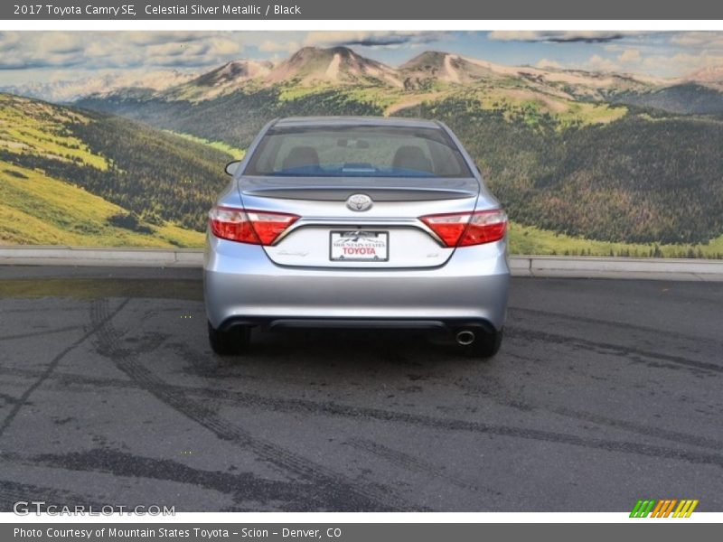 Celestial Silver Metallic / Black 2017 Toyota Camry SE