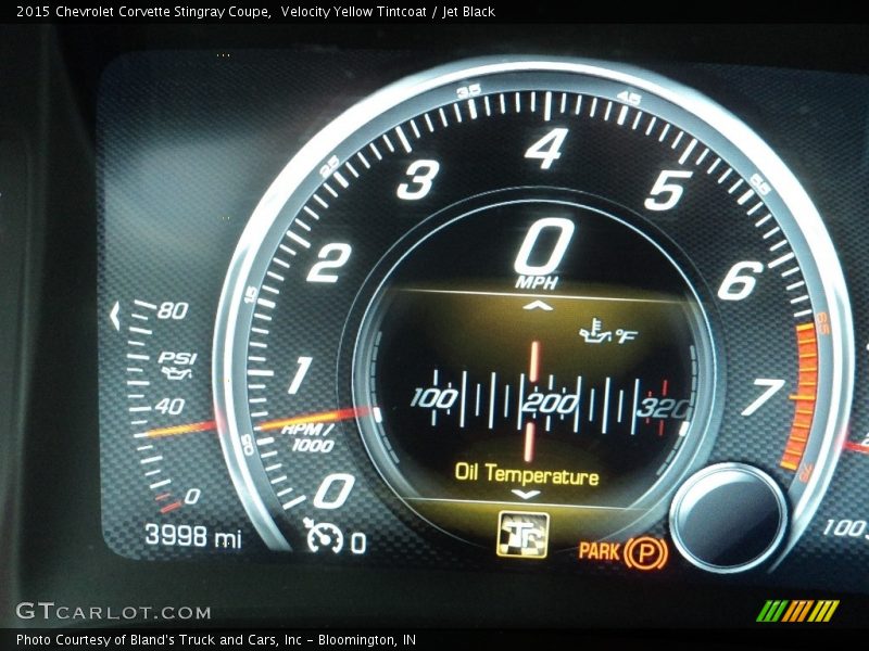 Velocity Yellow Tintcoat / Jet Black 2015 Chevrolet Corvette Stingray Coupe
