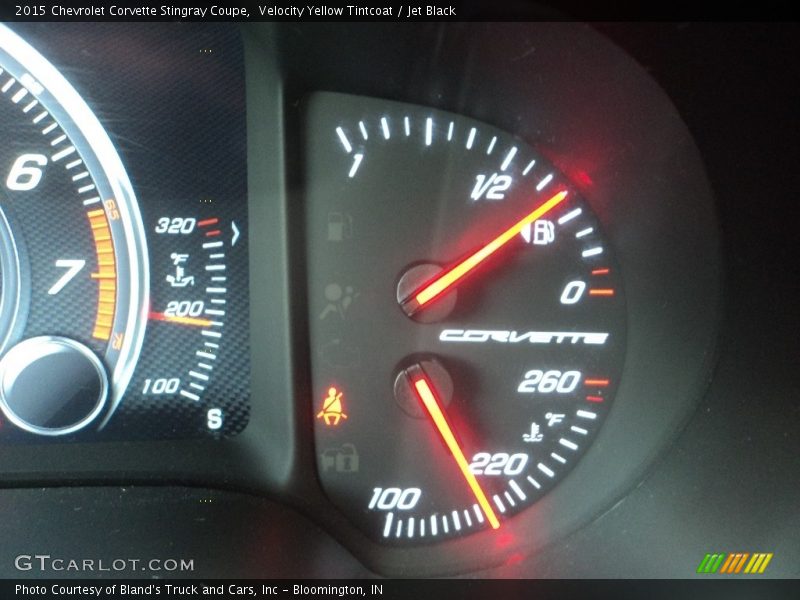 Velocity Yellow Tintcoat / Jet Black 2015 Chevrolet Corvette Stingray Coupe