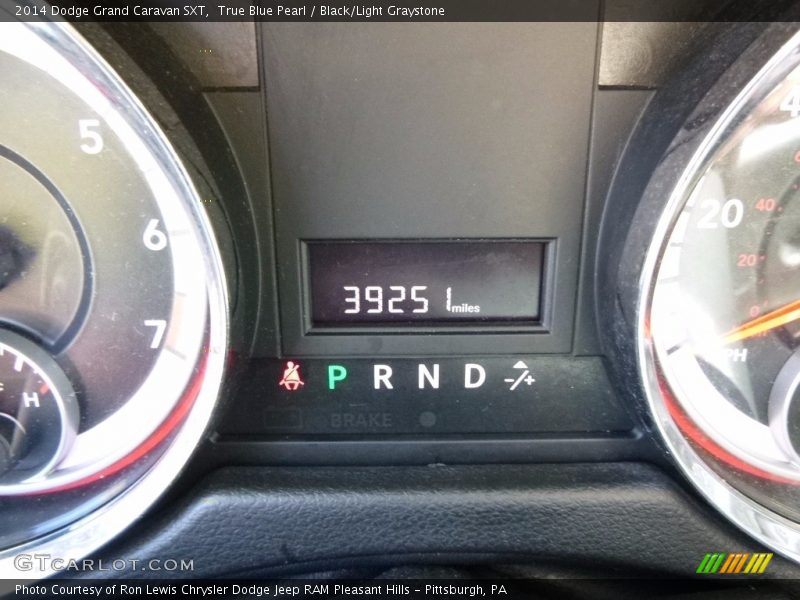 True Blue Pearl / Black/Light Graystone 2014 Dodge Grand Caravan SXT