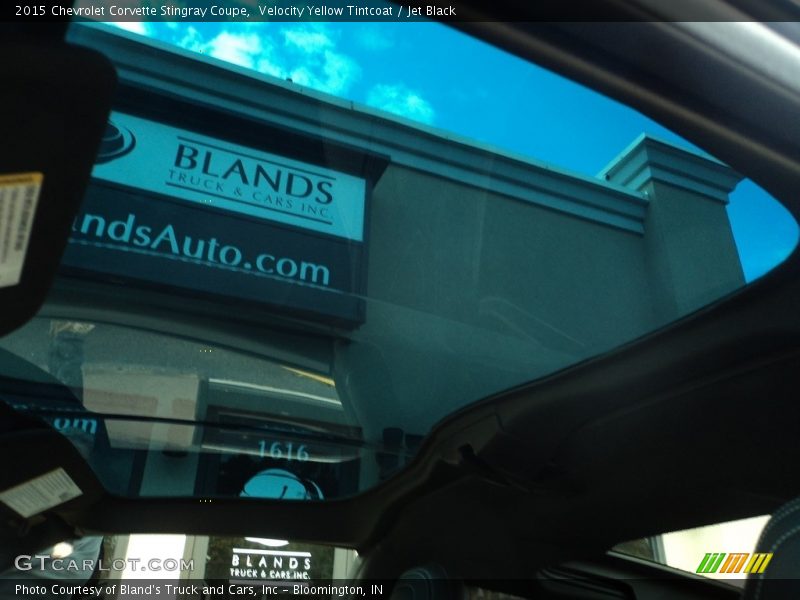 Velocity Yellow Tintcoat / Jet Black 2015 Chevrolet Corvette Stingray Coupe