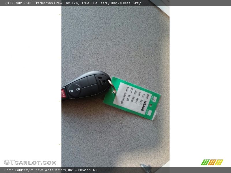 True Blue Pearl / Black/Diesel Gray 2017 Ram 2500 Tradesman Crew Cab 4x4