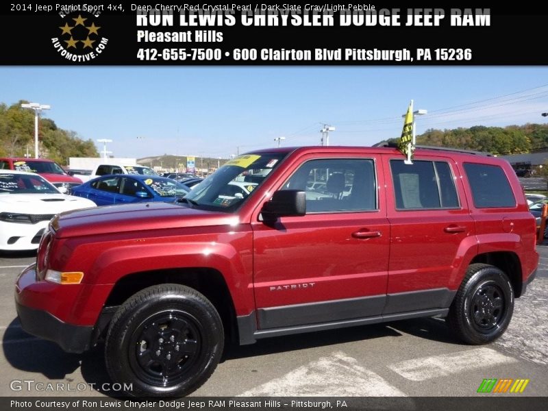 Deep Cherry Red Crystal Pearl / Dark Slate Gray/Light Pebble 2014 Jeep Patriot Sport 4x4