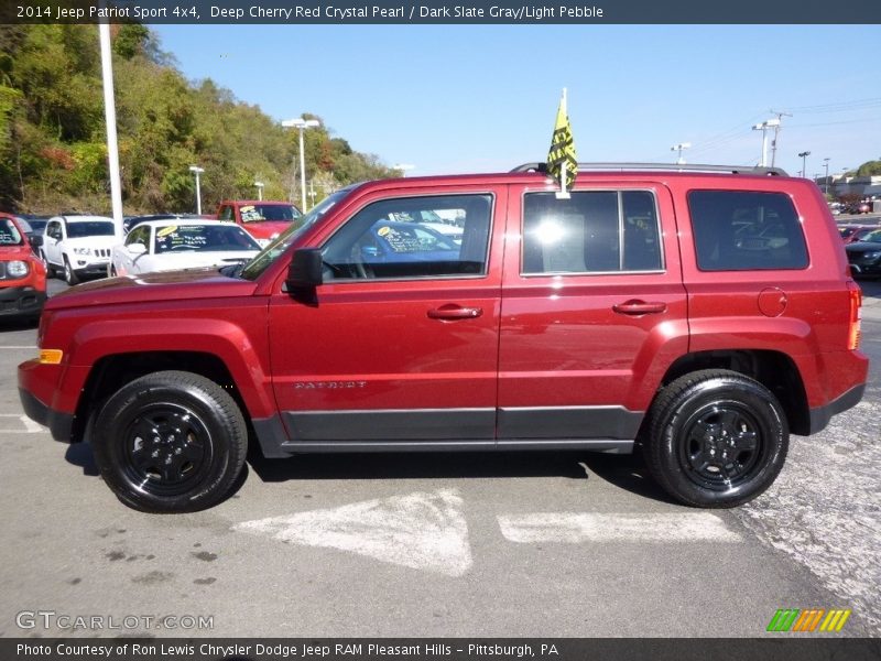 Deep Cherry Red Crystal Pearl / Dark Slate Gray/Light Pebble 2014 Jeep Patriot Sport 4x4