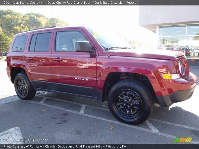 Deep Cherry Red Crystal Pearl / Dark Slate Gray/Light Pebble 2014 Jeep Patriot Sport 4x4