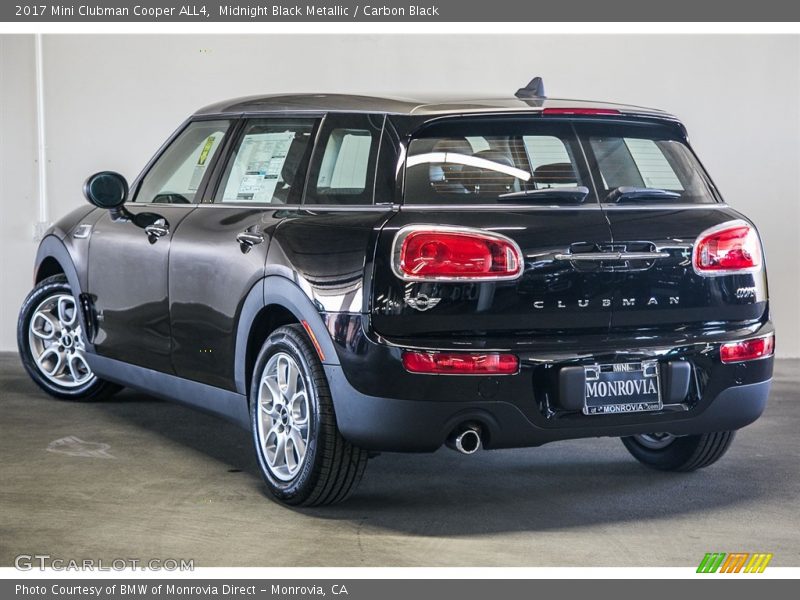 Midnight Black Metallic / Carbon Black 2017 Mini Clubman Cooper ALL4