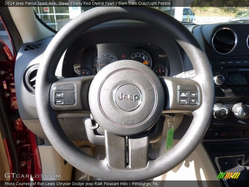 Deep Cherry Red Crystal Pearl / Dark Slate Gray/Light Pebble 2014 Jeep Patriot Sport 4x4