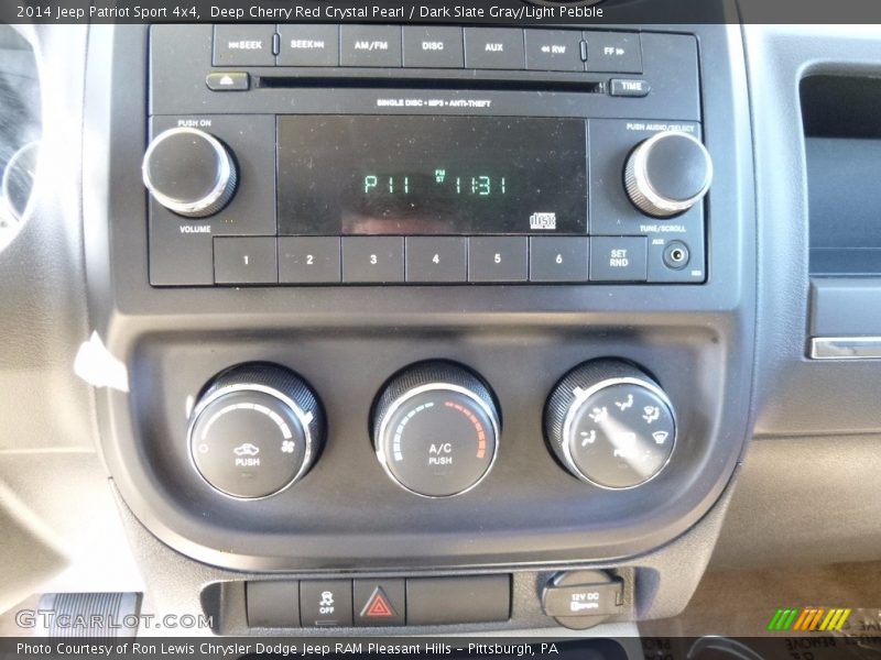 Deep Cherry Red Crystal Pearl / Dark Slate Gray/Light Pebble 2014 Jeep Patriot Sport 4x4