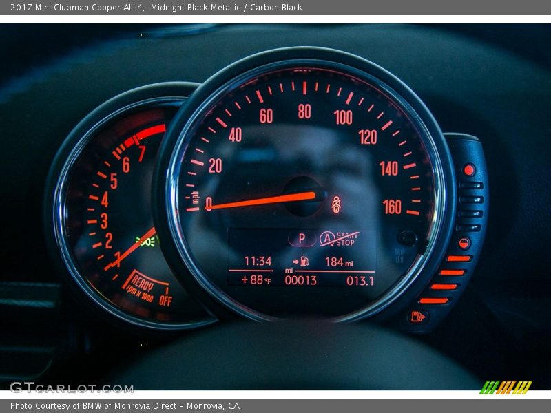 Midnight Black Metallic / Carbon Black 2017 Mini Clubman Cooper ALL4