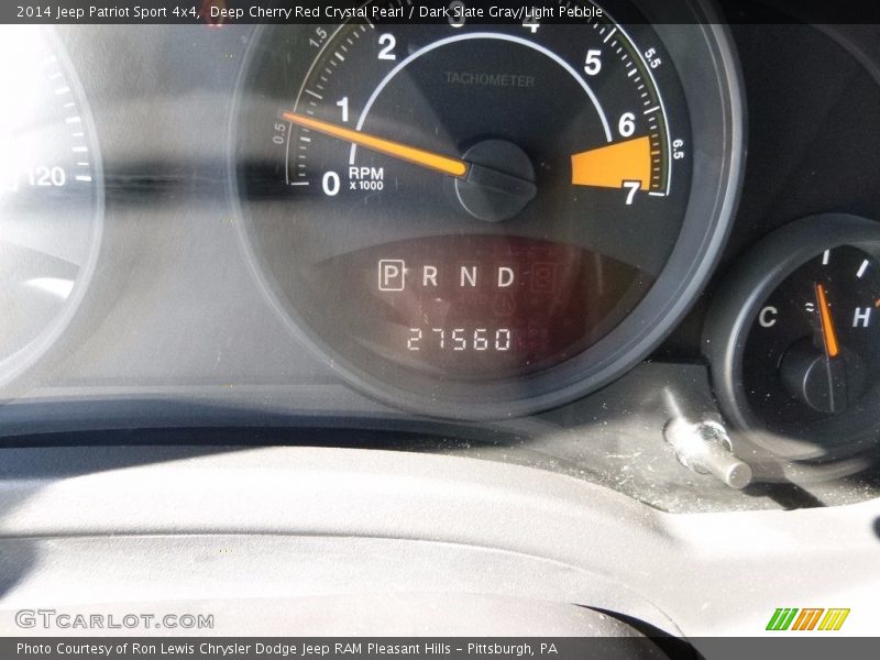 Deep Cherry Red Crystal Pearl / Dark Slate Gray/Light Pebble 2014 Jeep Patriot Sport 4x4