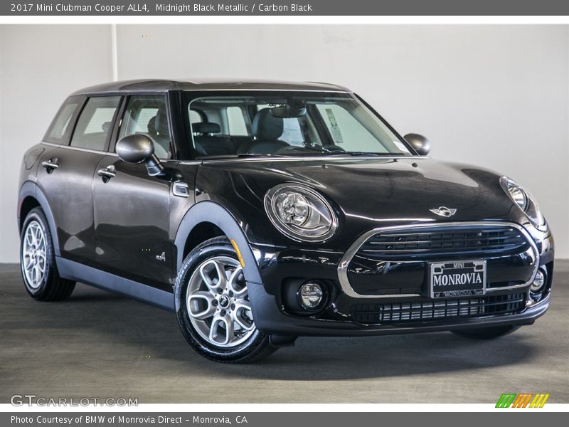 Midnight Black Metallic / Carbon Black 2017 Mini Clubman Cooper ALL4