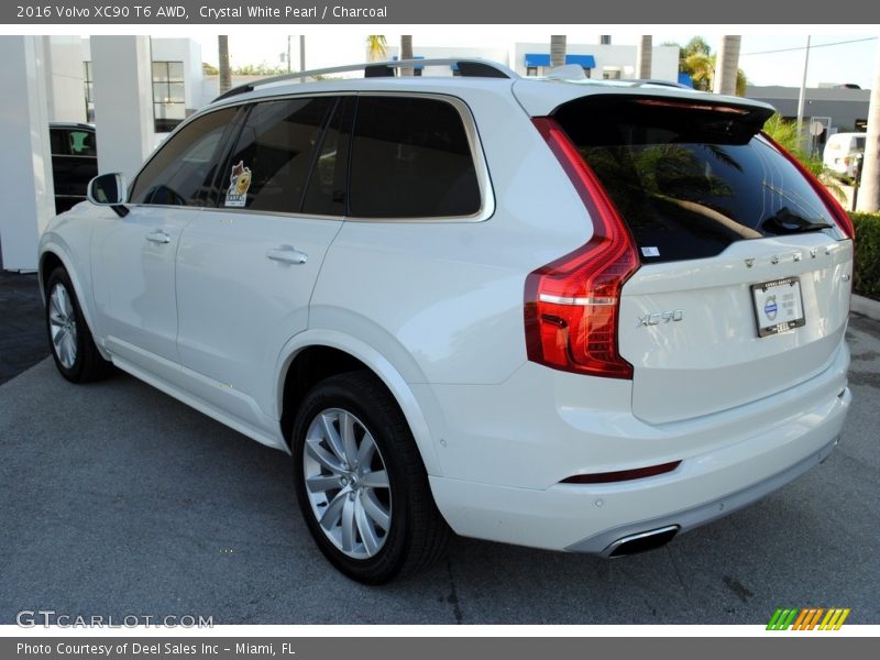 Crystal White Pearl / Charcoal 2016 Volvo XC90 T6 AWD