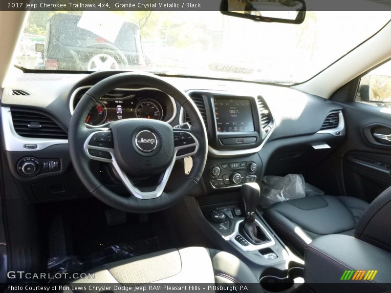 Dashboard of 2017 Cherokee Trailhawk 4x4
