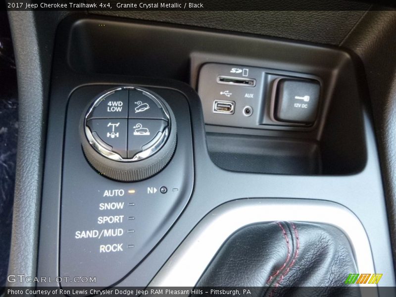 Controls of 2017 Cherokee Trailhawk 4x4