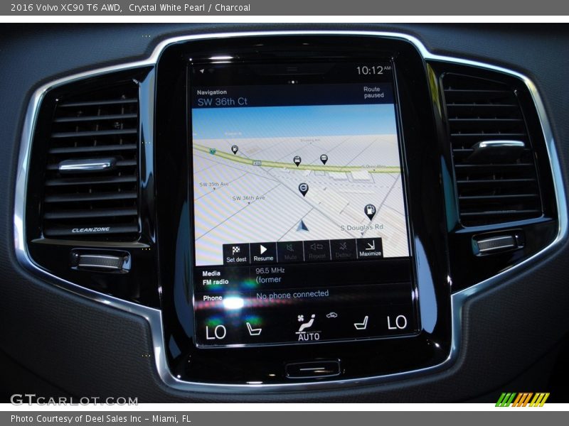 Navigation of 2016 XC90 T6 AWD