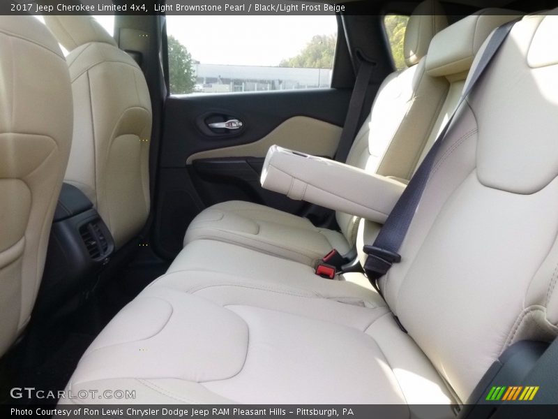 Rear Seat of 2017 Cherokee Limited 4x4