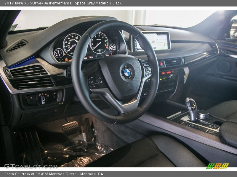 Space Gray Metallic / Black 2017 BMW X5 xDrive40e iPerformance