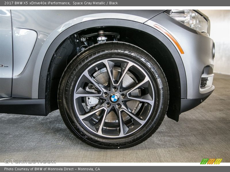 Space Gray Metallic / Black 2017 BMW X5 xDrive40e iPerformance