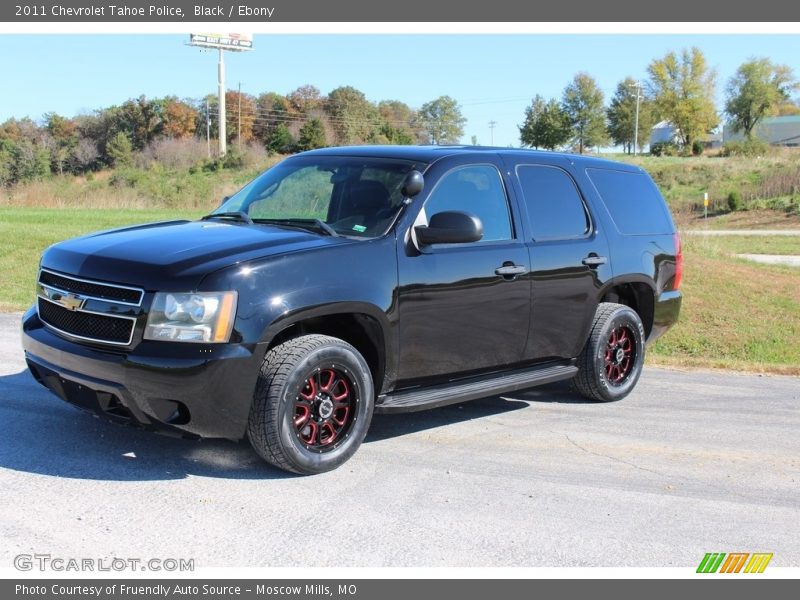 Black / Ebony 2011 Chevrolet Tahoe Police