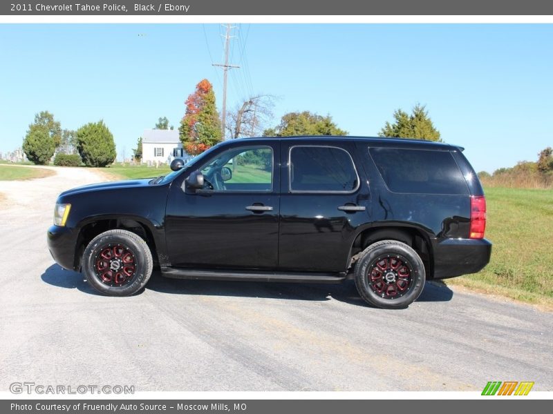 Black / Ebony 2011 Chevrolet Tahoe Police