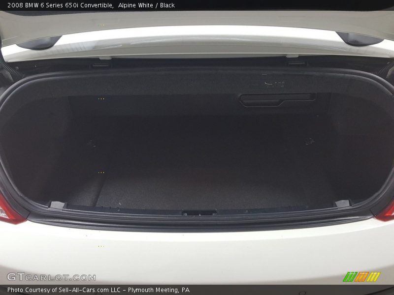 Alpine White / Black 2008 BMW 6 Series 650i Convertible