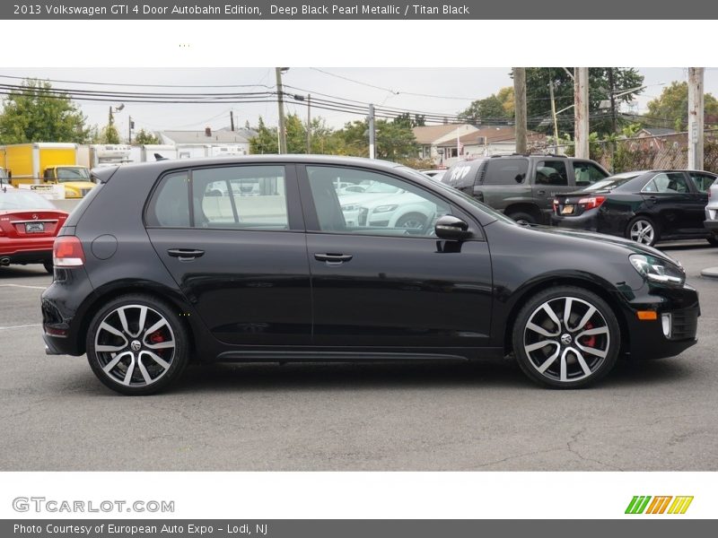 Deep Black Pearl Metallic / Titan Black 2013 Volkswagen GTI 4 Door Autobahn Edition