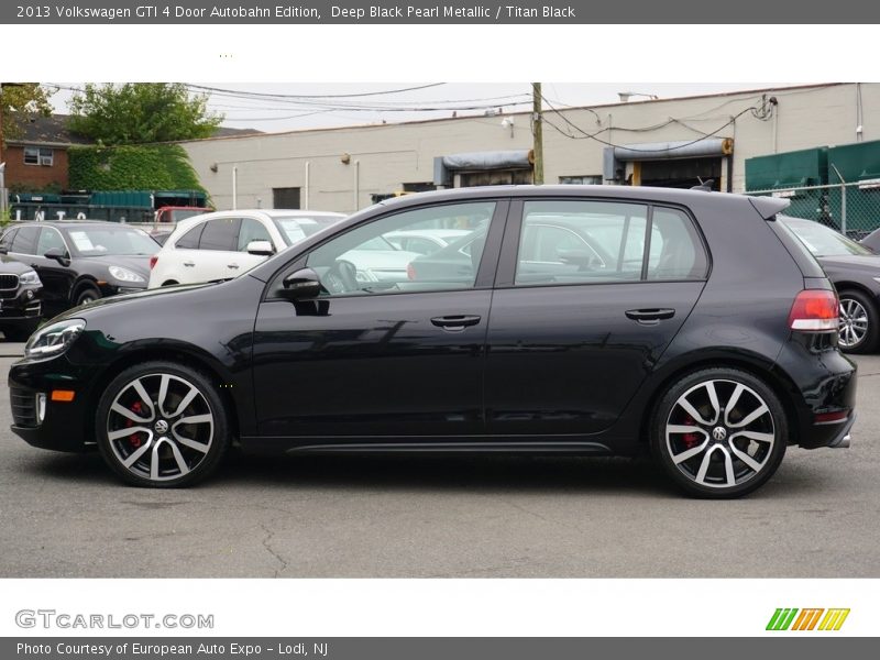 Deep Black Pearl Metallic / Titan Black 2013 Volkswagen GTI 4 Door Autobahn Edition