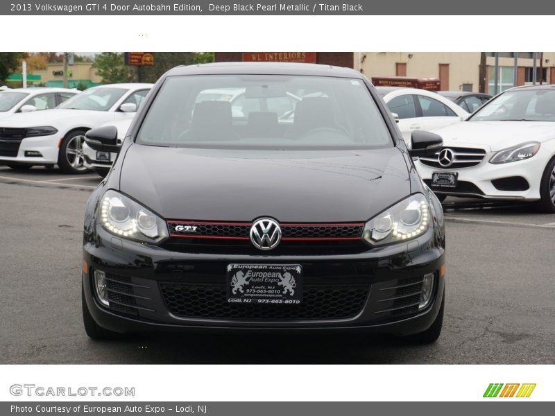 Deep Black Pearl Metallic / Titan Black 2013 Volkswagen GTI 4 Door Autobahn Edition