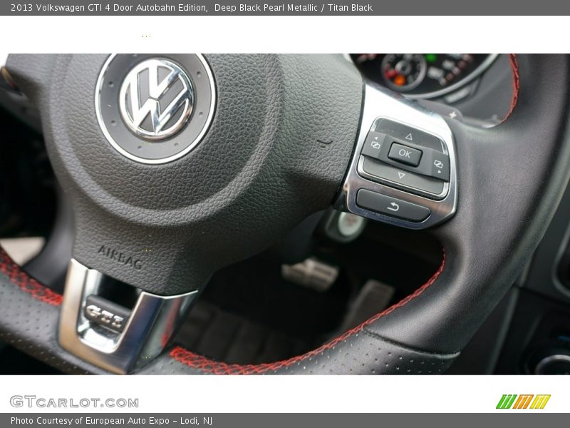 Deep Black Pearl Metallic / Titan Black 2013 Volkswagen GTI 4 Door Autobahn Edition