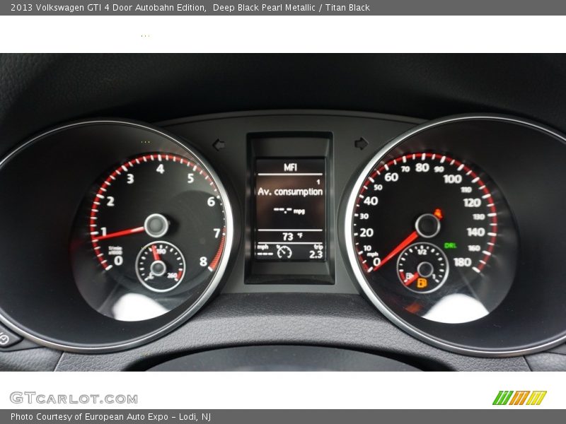Deep Black Pearl Metallic / Titan Black 2013 Volkswagen GTI 4 Door Autobahn Edition