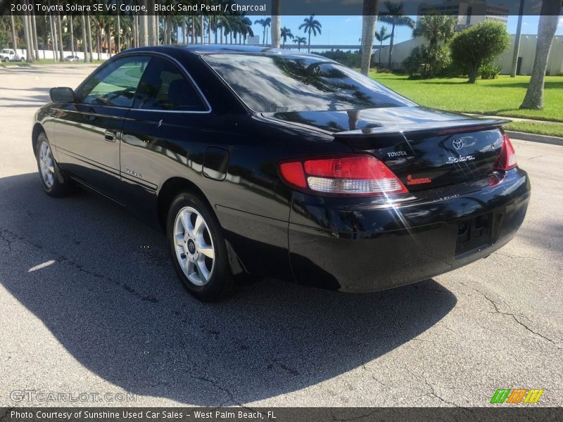 Black Sand Pearl / Charcoal 2000 Toyota Solara SE V6 Coupe