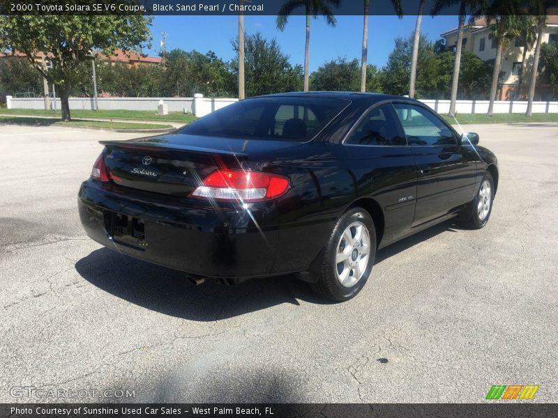 Black Sand Pearl / Charcoal 2000 Toyota Solara SE V6 Coupe
