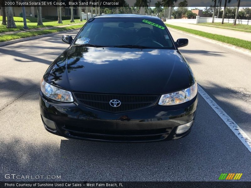 Black Sand Pearl / Charcoal 2000 Toyota Solara SE V6 Coupe